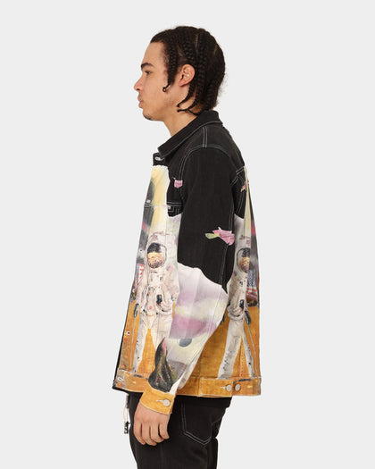 Lifted Anchors Wonderland Denim Jacket White