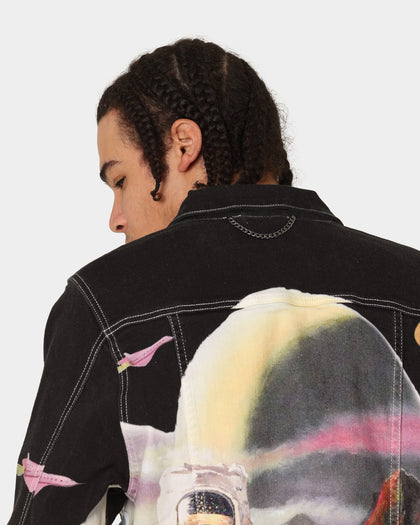 Lifted Anchors Wonderland Denim Jacket White