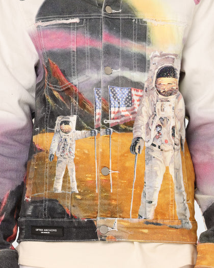 Lifted Anchors Wonderland Denim Jacket White