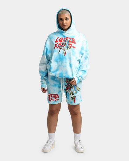 Loiter Eternal Tie Dye Hoodie Blue