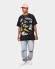 Goat Crew All Over Manga Vintage T-Shirt Black Wash