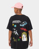 Goat Crew All Over Manga Vintage T-Shirt Black Wash