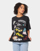 Goat Crew All Over Manga Vintage T-Shirt Black Wash