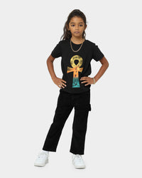 Honor The Gift Kids' Fall Spiritual Warfare T-Shirt Black