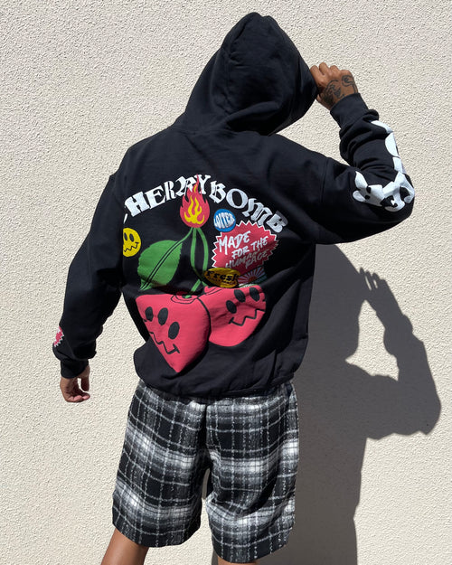 Loiter Cherry Bomb Hoodie Black