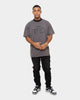 Carre Mono Ringer Oversized Short Sleeve T-Shirt Washed Charcoal