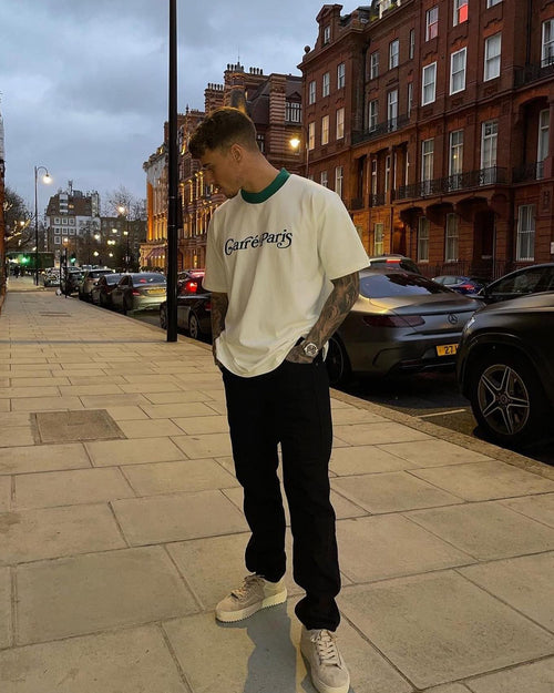 Carre Volle Ringer Oversized Short Sleeve T-Shirt Off White