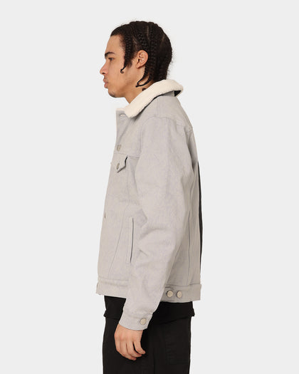 En Noir Inc Paisley Denim Jacket Black