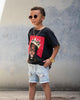 Notorious B.I.G Kid's Biggie Smalls T-Shirt Black