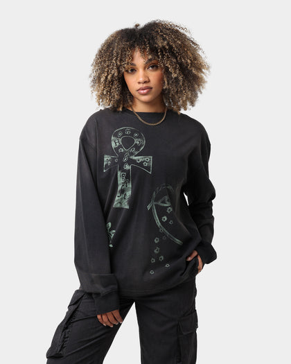 Honor The Gift Elder Long Sleeve T-Shirt Black