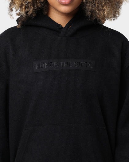 Honor The Gift Howard Knit Hoodie Black