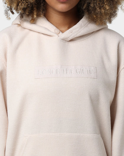 Honor The Gift Howard Knit Hoodie Cream