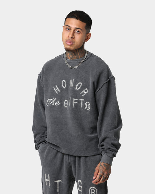 Honor The Gift HTG Weathered Crewneck Black