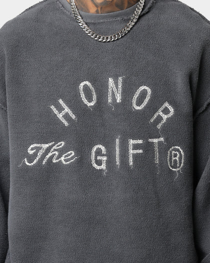 Honor The Gift HTG Weathered Crewneck Black