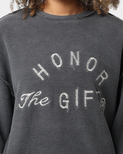 Honor The Gift HTG Weathered Crewneck Black