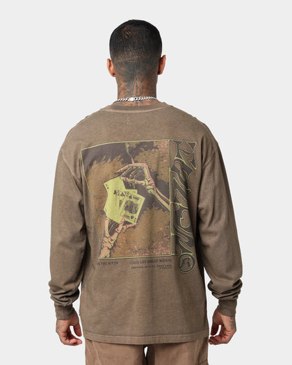 Honor The Gift Lucky Hand Long Sleeve T-Shirt Coyote