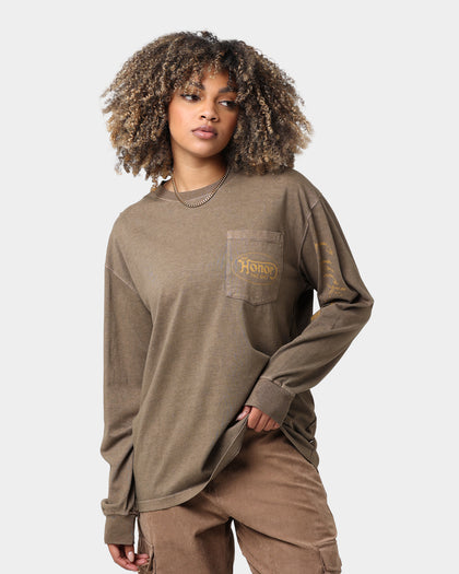 Honor The Gift Lucky Hand Long Sleeve T-Shirt Coyote