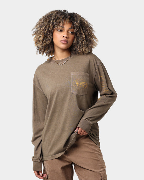 Honor The Gift Lucky Hand Long Sleeve T-Shirt Coyote