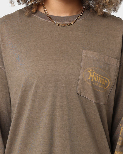 Honor The Gift Lucky Hand Long Sleeve T-Shirt Coyote