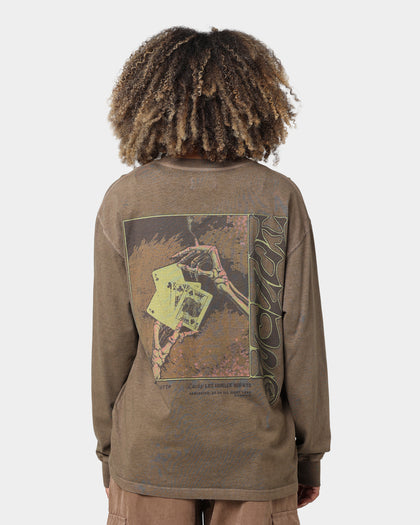 Honor The Gift Lucky Hand Long Sleeve T-Shirt Coyote