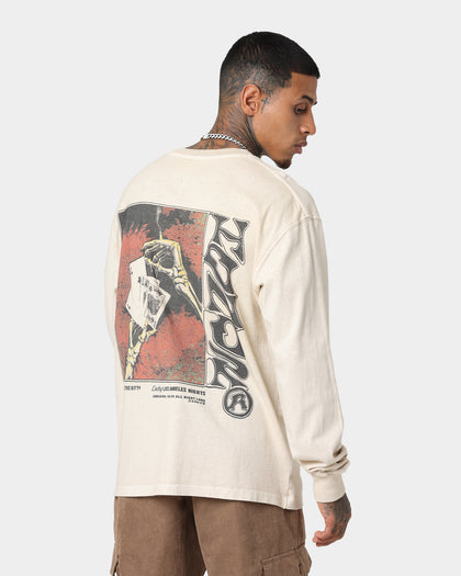 Honor The Gift Lucky Hand Long Sleeve T-Shirt Cream