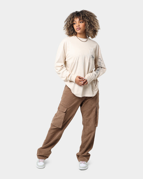 Honor The Gift Lucky Hand Long Sleeve T-Shirt Cream