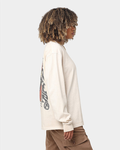 Honor The Gift Lucky Hand Long Sleeve T-Shirt Cream