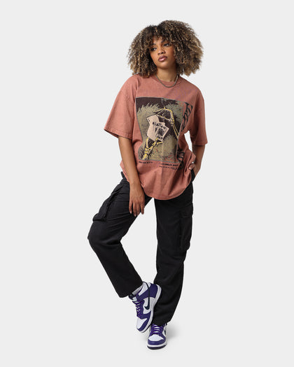 Honor The Gift Lucky Hand T-Shirt Terracotta