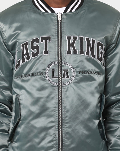 Last Kings LA Pharaohs Varsity Jacket Green