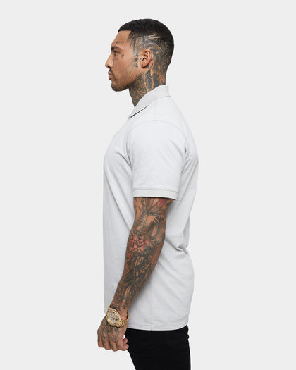 Saint Morta Loom Polo Shirt Light Grey