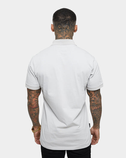 Saint Morta Loom Polo Shirt Light Grey