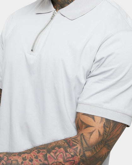 Saint Morta Loom Polo Shirt Light Grey