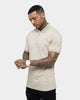 Saint Morta Loom Polo Shirt Stone