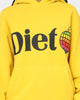 Diet Starts Monday Apple Hoodie Yellow