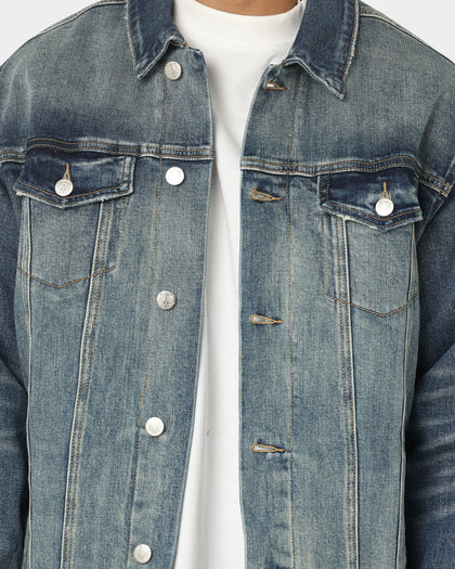 Diet Starts Monday Eagle Denim Trucker Jacket Indigo