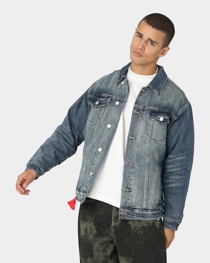 Diet Starts Monday Eagle Denim Trucker Jacket Indigo