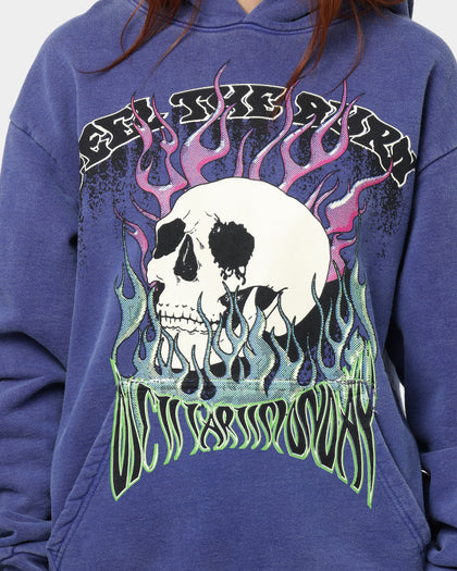 Diet Starts Monday Feel The Burn Hoodie Blue