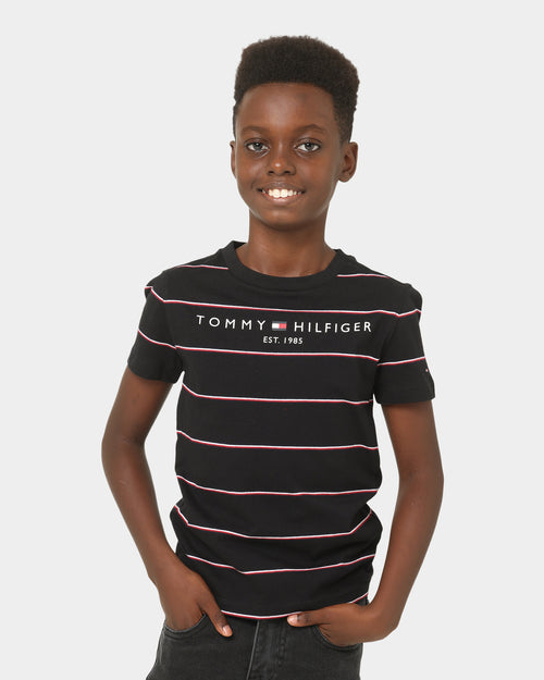 Tommy Hilfiger Kids' Essential Stripe T-Shirt Black