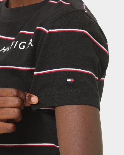 Tommy Hilfiger Kids' Essential Stripe T-Shirt Black