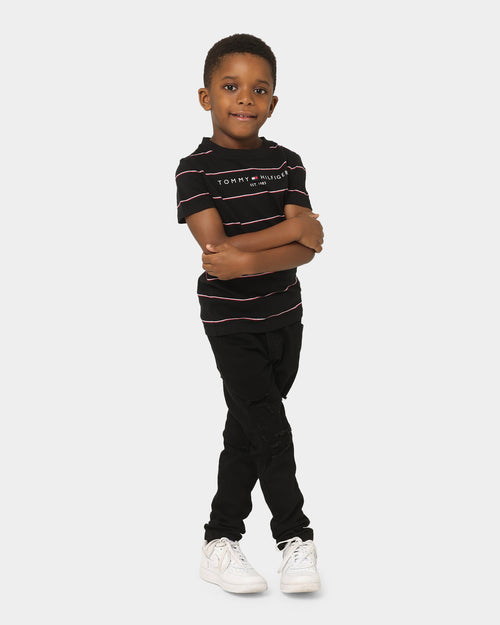 Tommy Hilfiger Kids' Essential Stripe T-Shirt Black