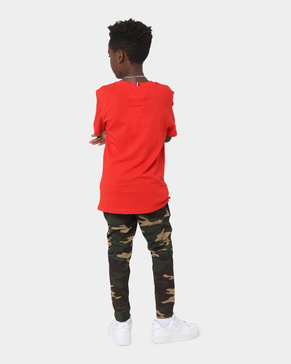 Tommy Hilfiger Kids' Essential Short Sleeve T-Shirt Deep Crimson