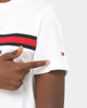 Tommy Hilfiger Kids' Flag Rib Insert Short Sleeve T-Shirt White