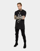 Saint Morta Snake Rhinestone T-Shirt Black