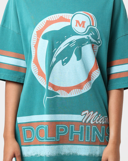 Mitchell & Ness Miami Dolphins Conference T-Shirt Faded Teal