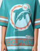 Mitchell & Ness Miami Dolphins Conference T-Shirt Faded Teal