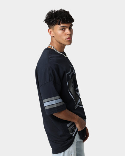 Mitchell & Ness Las Vegas Raiders Conference T-Shirt Faded Black
