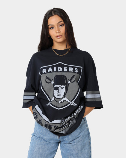 Mitchell & Ness Las Vegas Raiders Conference T-Shirt Faded Black
