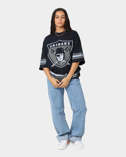 Mitchell & Ness Las Vegas Raiders Conference T-Shirt Faded Black