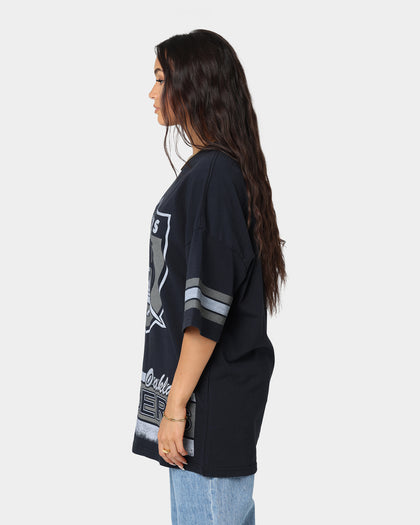 Mitchell & Ness Las Vegas Raiders Conference T-Shirt Faded Black