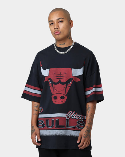 Mitchell & Ness Chicago Bulls Conference T-Shirt Faded Black